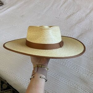 SOLD Brixton JO STRAW RANCHER HAT size L